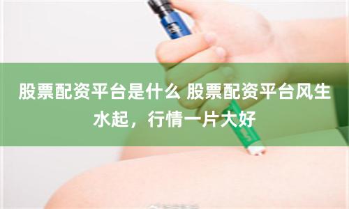股票配资平台是什么 股票配资平台风生水起，行情一片大好